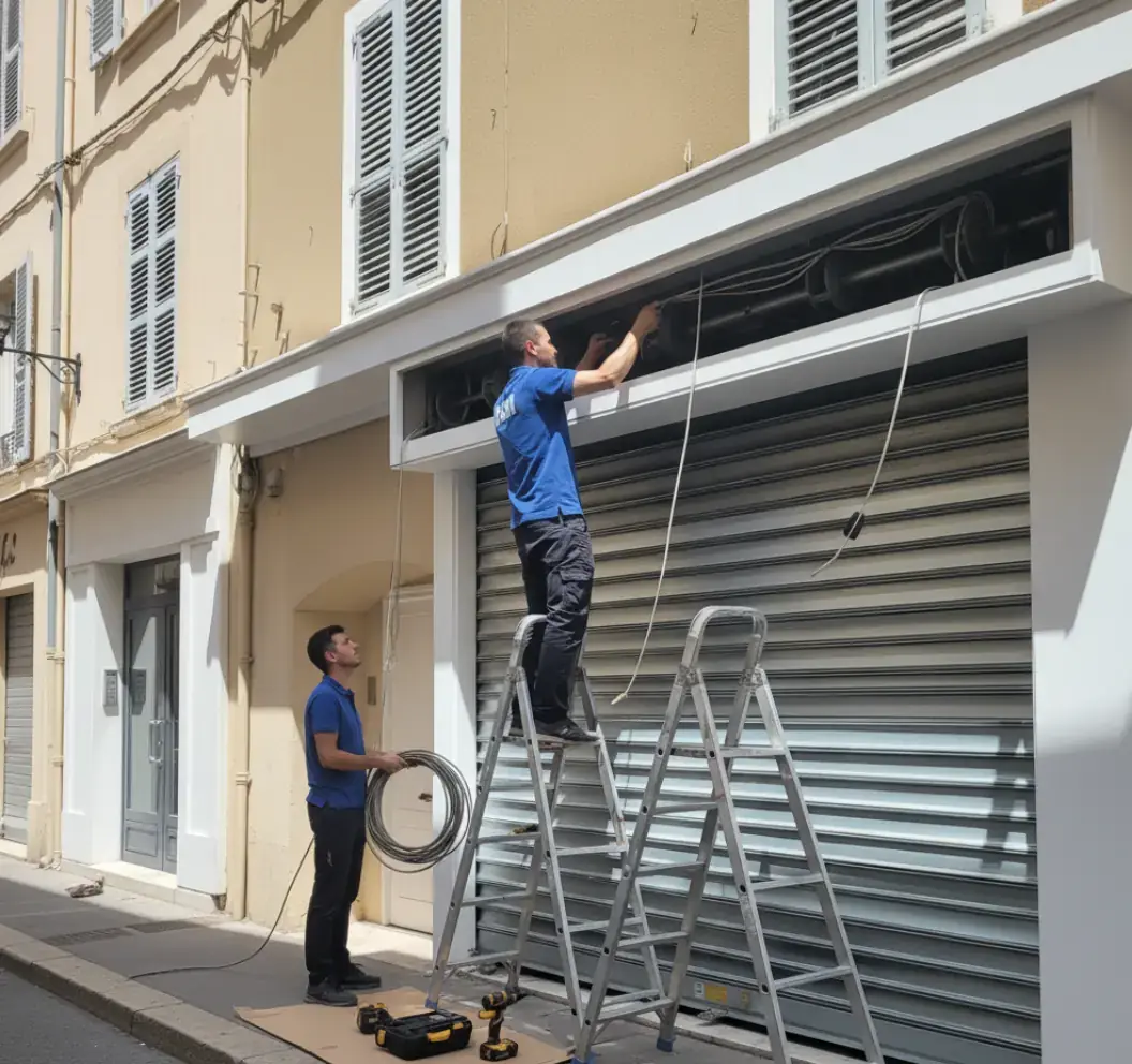 Motorisation rideau métallique - Automatisation à Toulouse - DRM